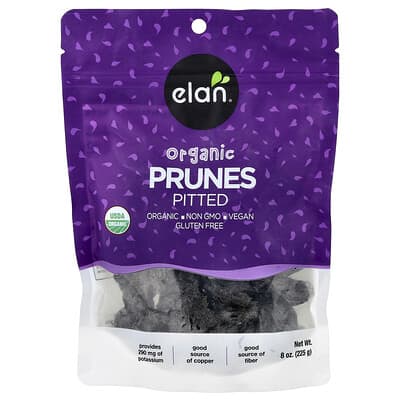 Organic Prunes, Pitted, 8 oz (225 g)