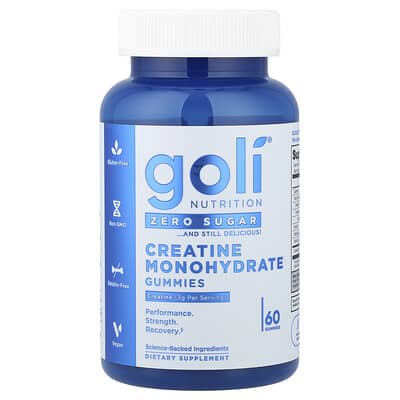 Creatine Monohydrate Gummies, 60 Gummies