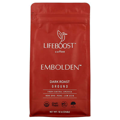 Coffee, Embolden™, Ground, Dark Roast, 12 oz (340 g)