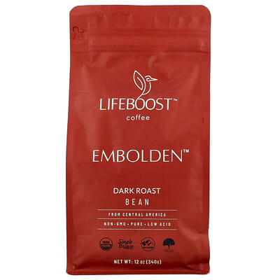 Coffee, Embolden™, Bean, Dark Roast, 12 oz (340 g)