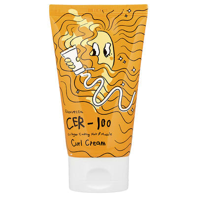 Крем для завивки волос Cer-100 Collagen Coating Hair A+ Muscle Curl, 4.06 fl oz (120 ml)