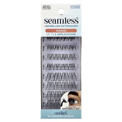 Насадки для наращивания ресниц Seamless™, Naked, 32 смешанных длин