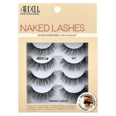 Naked Lashes, 421, 4 Pairs