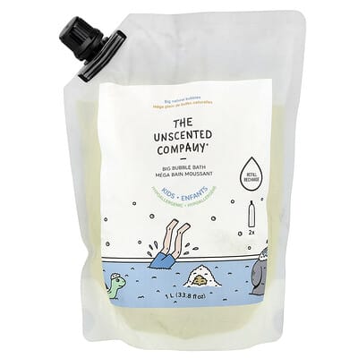 The Unscented Company Детская пена для ванны, без отдушек, 33.8 fl oz (1 l)