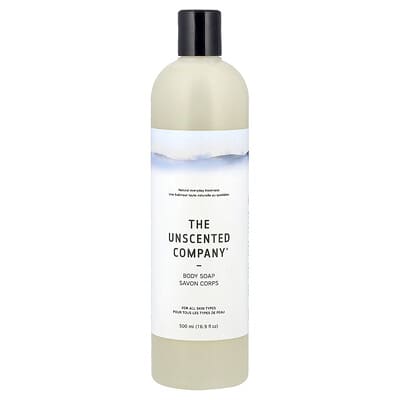 Мыло для тела, для всех типов кожи, без отдушек, 16.9 fl oz (500 ml)