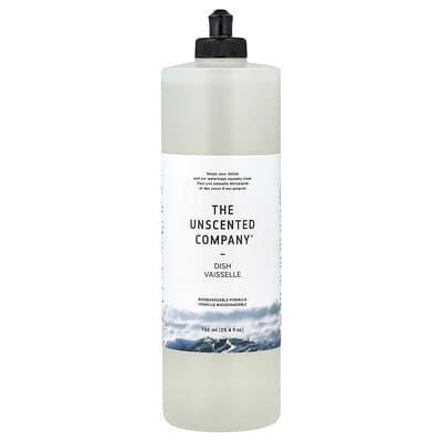 Средство для мытья посуды The Unscented Company, без отдушек, 25.4 fl oz (750 ml)