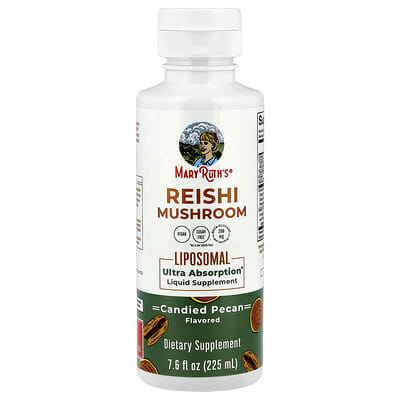Reishi Mushroom Liposomal, Candied Pecan, 7.6 fl oz (225 ml)
