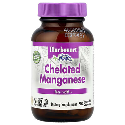 Chelated Manganese, 10 mg, 90 вегетарианских капсул