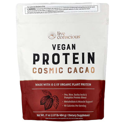 Vegan Protein, Cosmic Cacao, 1.07 lb (484 g)