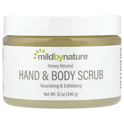Hand & Body Scrub, Honey Almond, 12 oz (340 g)