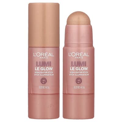 Lumi, Le Glow Highlighter Stick, 640 Glowy Sparkling Rosé, 0.22 oz (6.5 g)