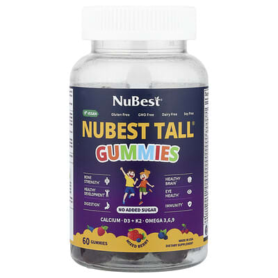 Желейные витамины Nubest Tall®, Mixed Berry, 60 шт.