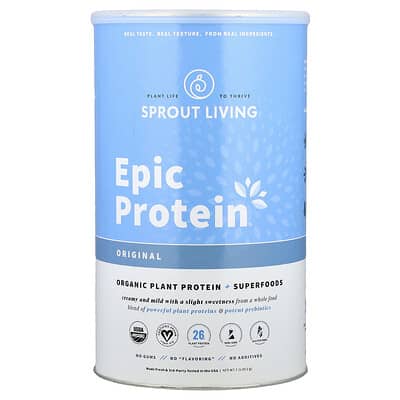 Epic Protein®, Organic Plant Protein + Superfoods, Original, 2 lb (912 g)