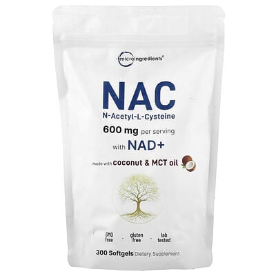 NAC with NAD+, 300 Softgels