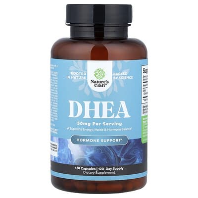 DHEA, 50 mg, 120 капсул