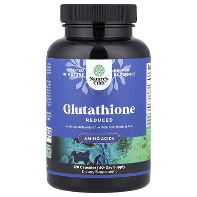 Nature's Craft Glutathione, 120 капсул