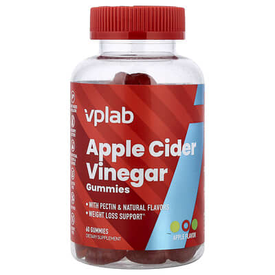 Apple Cider Vinegar Gummies, Apple, 60 Gummies