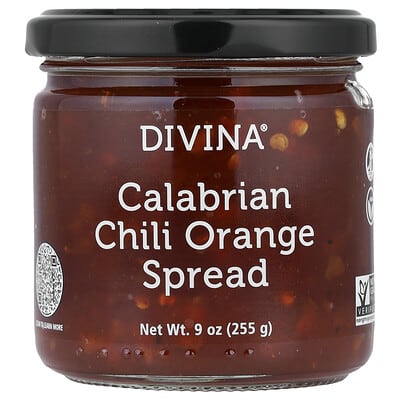 Divina Оранжевый спред Calabrian Chili, 9 oz (255 g)