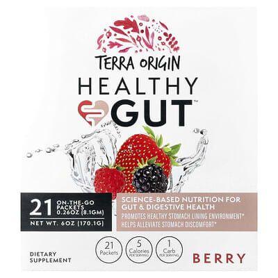 Порошок Healthy Gut™, Berry, 21 пакетик, 8.1 g