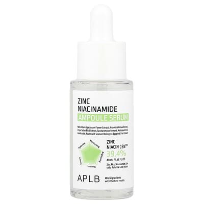 Сыворотка-ампула Zinc Niacinamide, 1.35 fl oz (40 ml)