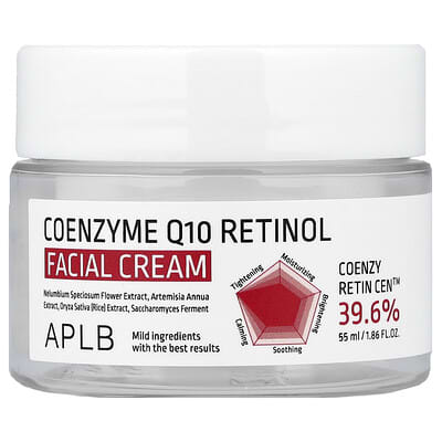 Омолаживающий крем для лица APLB Coenzyme Q10 Retinol, 1.86 fl oz (55 ml)