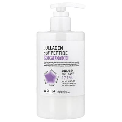 APLB Лосьон для тела с пептидами Collagen EGF, 10.14 fl oz (300 ml)