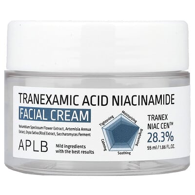 APLB крем для лица с транексамовой кислотой и ниацинамидом, 1.86 fl oz (55 ml)