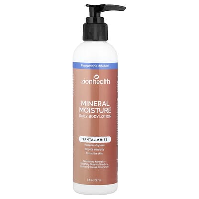 Ежедневный увлажняющий лосьон для тела Mineral Moisture, Santal White, 8 fl oz (227 ml)