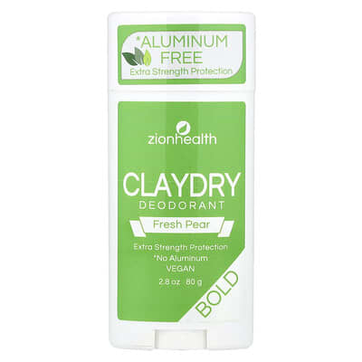 Bold, ClayDry дезодорант, Fresh Pear, 2.8 oz (80 g)