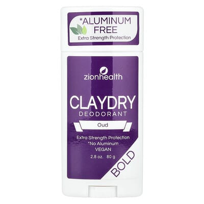 Bold, ClayDry Deodorant, Oud, 2.8 oz (80 g)