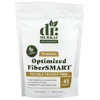 Пребиотик, растворимая тапиоковая клетчатка Optimized FiberSMART®, 16 oz (454 g)