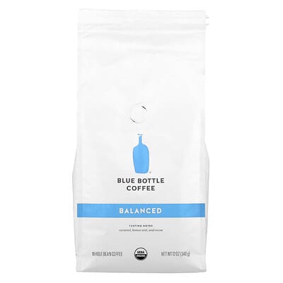 Кофе Blue Bottle Coffee, цельное зерно, Balanced, 12 oz (340 g)