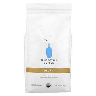 Coffee, Whole Bean, Decaf, 12 oz (340 g)