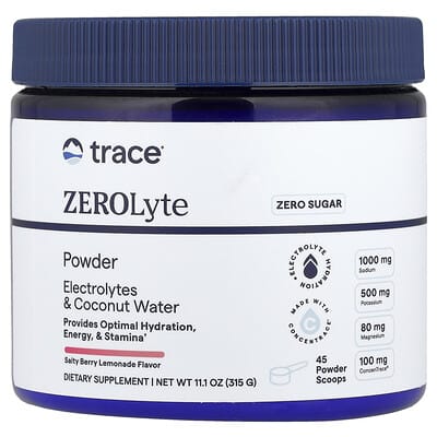 ZEROLyte Powder, Salty Berry Lemonade, 11.1 oz (315 g)
