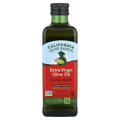 Оливковое масло Extra Virgin, Global Blend, Robust, 16.9 fl oz (500 ml)