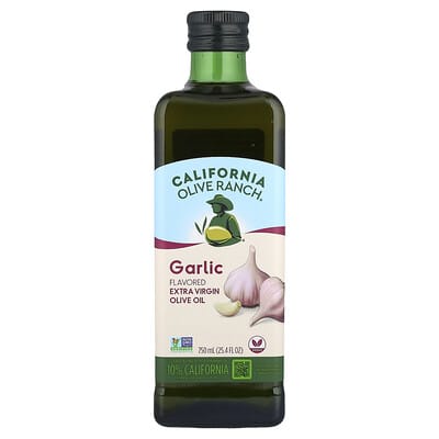 Оливковое масло Extra Virgin, Garlic, 25.4 fl oz (750 ml)