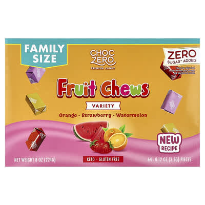 Фруктовое желе, ассорти, 64 шт, 8 oz (224 g)