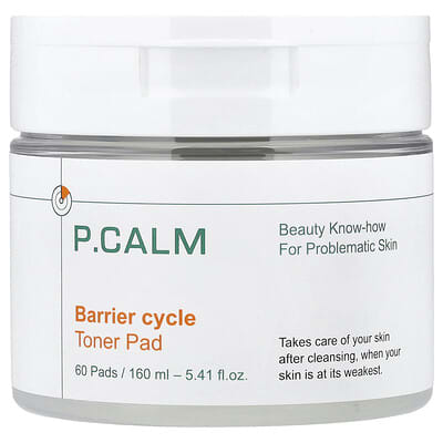 Barrier Cycle Toner Pad, 60 Pads, 5.41 fl oz (160 ml)