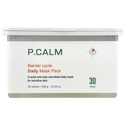 Маски для лица Barrier Cycle Daily Beauty, 30 Sheets, 12.35 oz (350 g)