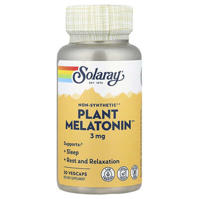 Мелатонин Solaray, 3 mg, 30 капсул