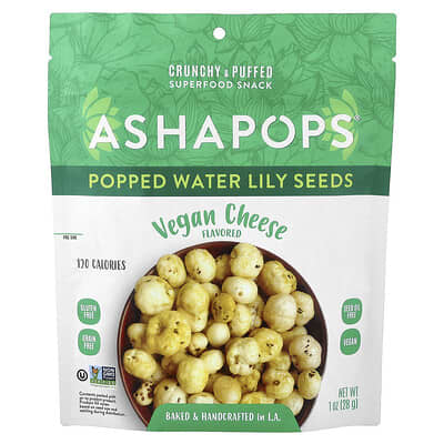 Семена водяного гиацинта Popped, веганский сыр, 1 oz (28 g)