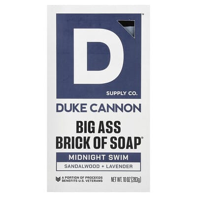 Кусковое мыло Big Brick Of Bar Soap®, Midnight Swim, 10 oz (283 g)