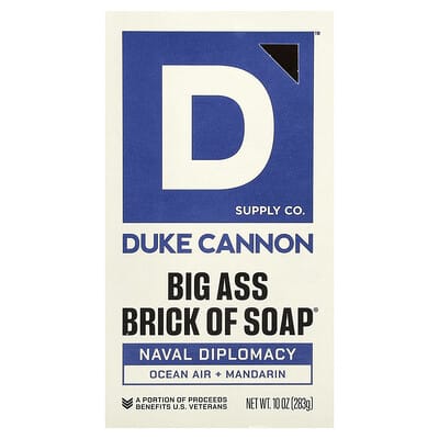 Duke Cannon Supply Co. кусок мыла Big Brick Of Bar Soap®, Naval Diplomacy, 10 oz (283 g)
