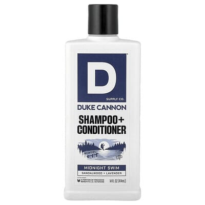 Duke Cannon Supply Co. Шампунь + Кондиционер Midnight Swim, 14 fl oz (414 ml)