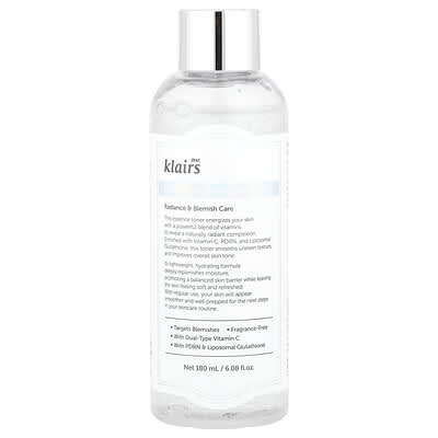 Dear, Klairs Тоник Freshly Juiced Vitamin Essence 6.08 fl oz (180 ml)