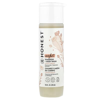 The Honest Company Шампунь и гель для душа Comfort, Sweet Cream, 10 fl oz (295 ml)