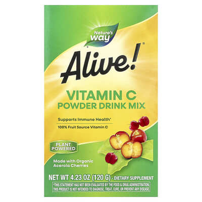 Alive!® Vitamin C Powder Drink Mix, 4.23 oz (120 g)