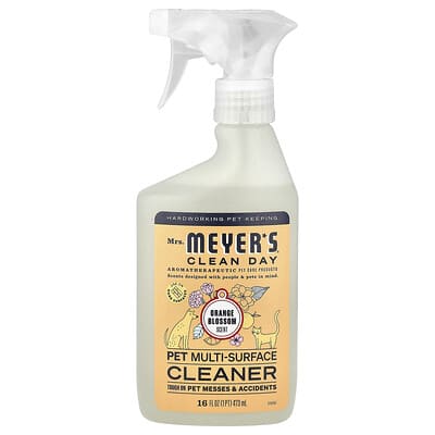 Очиститель для домашних животных Mrs. Meyers Clean Day, Orange Blossom, 16 fl oz (473 ml)