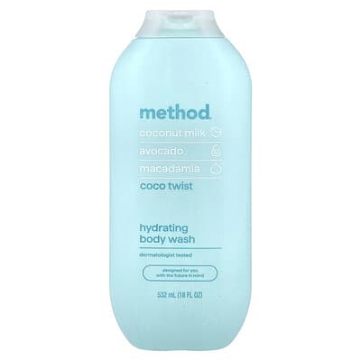 Увлажняющий гель для душа Method Coco Twist 18 fl oz