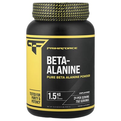 Бета-аланин, без вкуса, 52.9 oz (1,500 g)